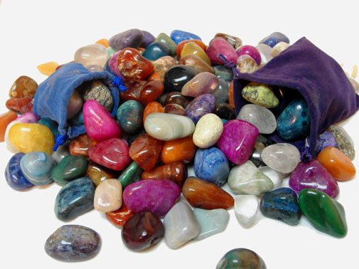 bags of small stones