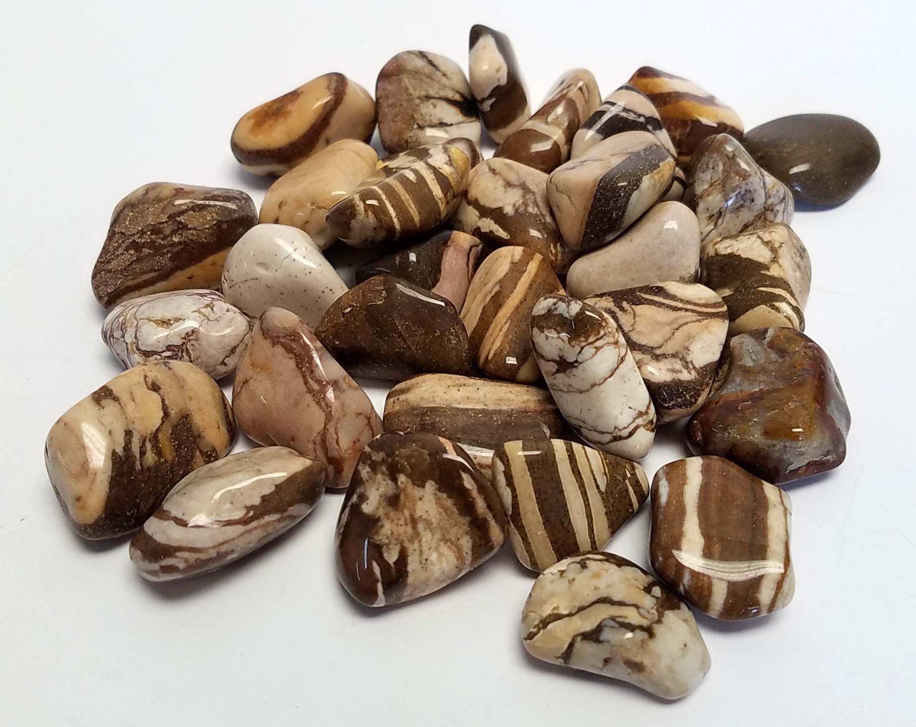 Zebra Jasper Tumbled Stone