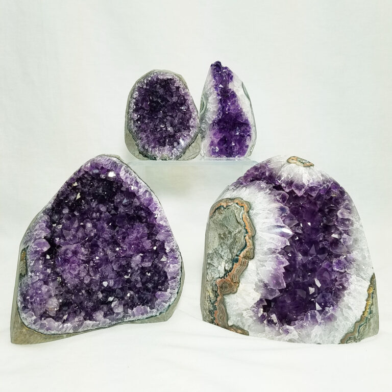 Amethyst Clusters w/ Cut Base,AA-Grade