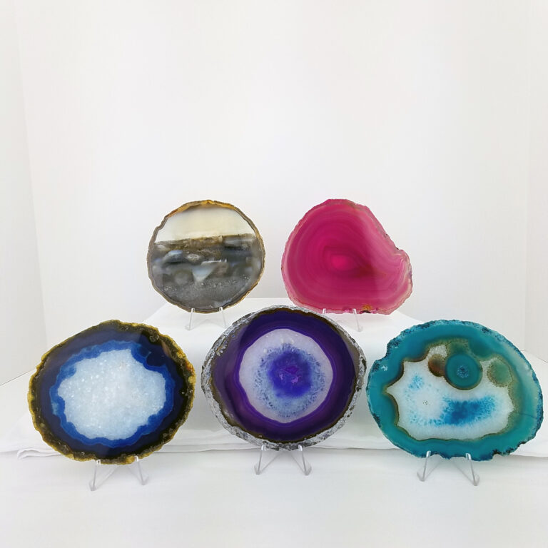 #5 Agate Thin Slices (5/pkg.)