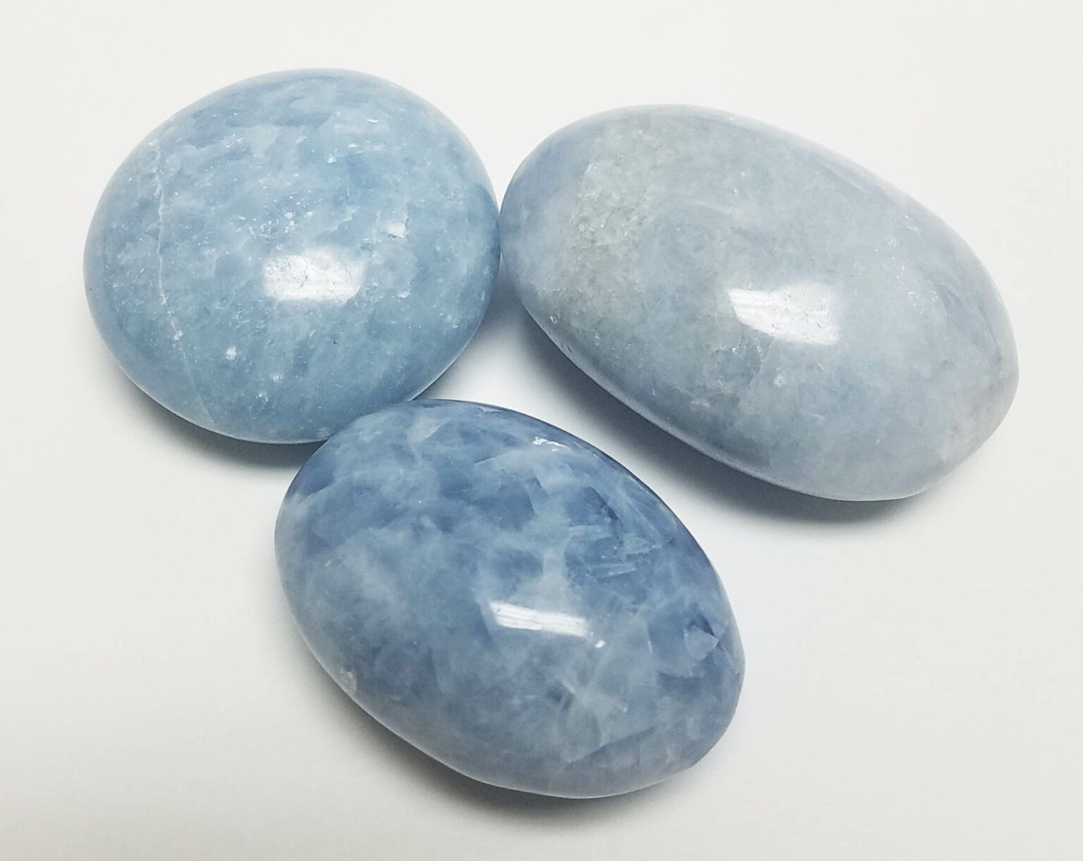 Blue Calcite Pebbles