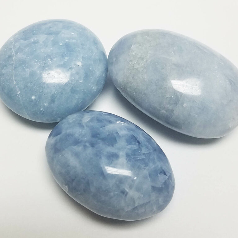 Blue Calcite Pebbles