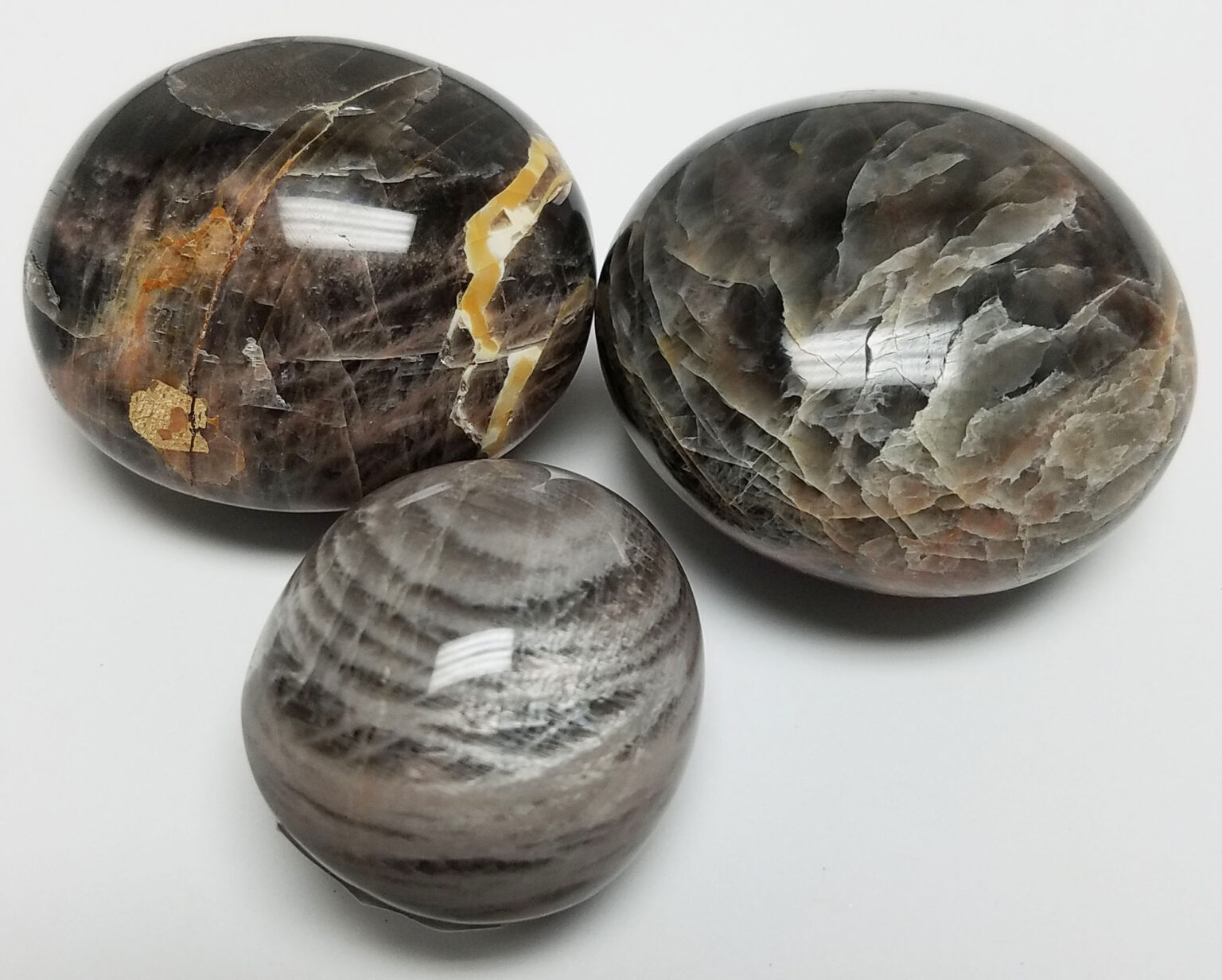 Black Moonstone Pebbles