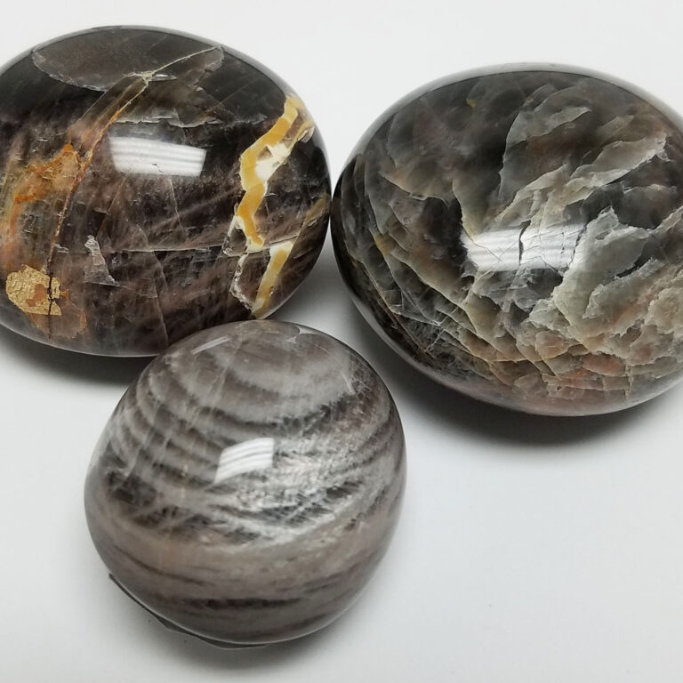 Black Moonstone Pebbles