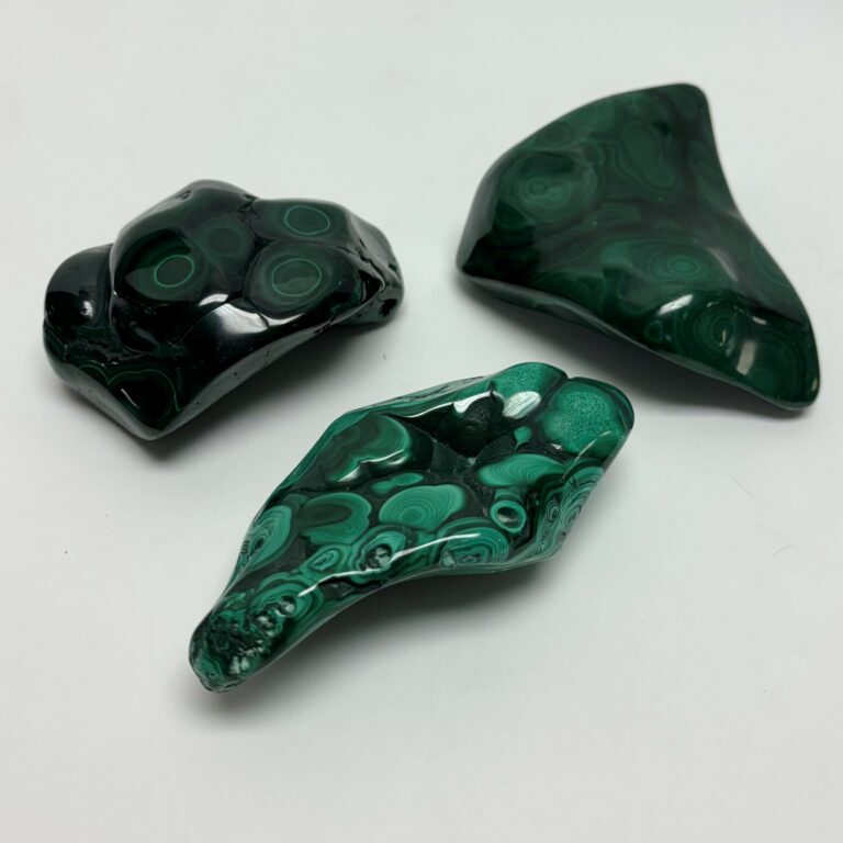 Polished Malachite Free Forms