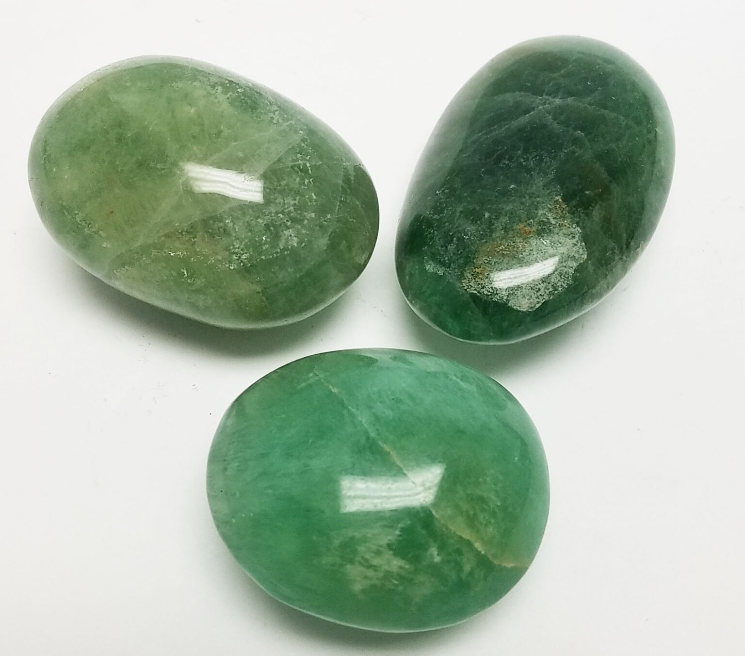 Polished Madagascar Fluorite Pebbles