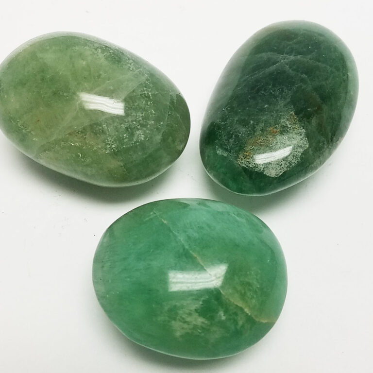Polished Madagascar Fluorite Pebbles