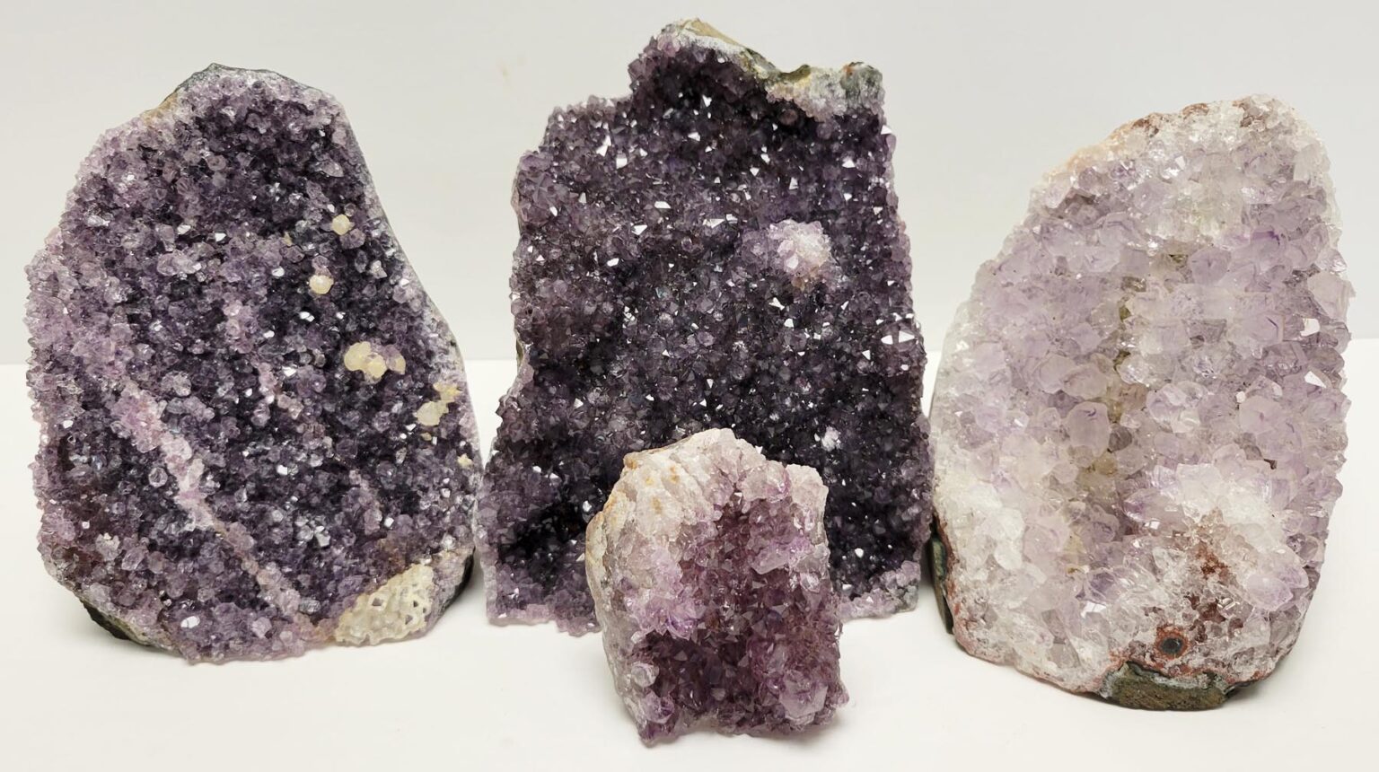 Unpolished Uruguayan Amethyst Clusters