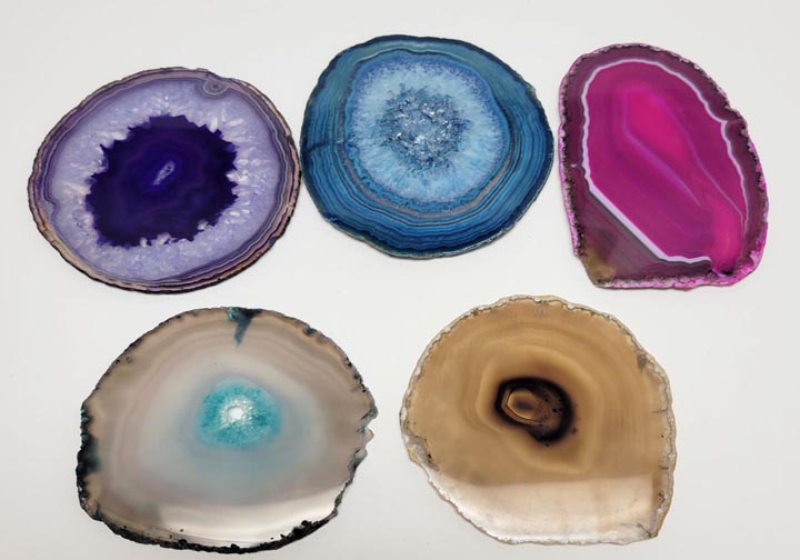 #4 Agate Thin Slice (5/pkg.)