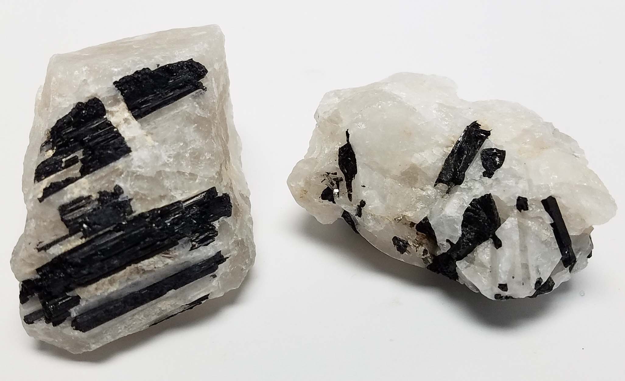 White and black tourmaline discount