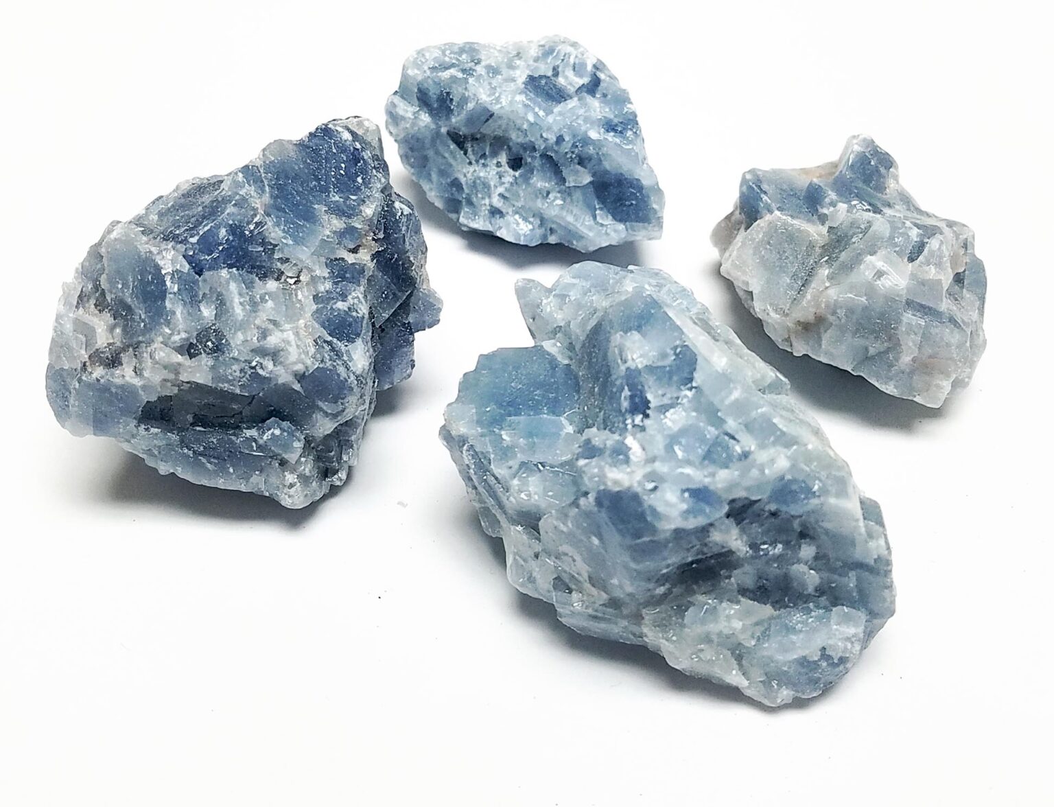 Blue Calcite Chunks