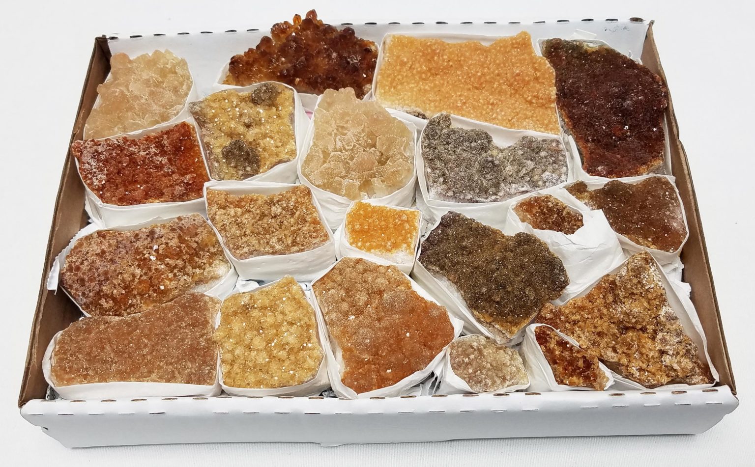 Citrine Clusters Box (16-20 pcs per box)