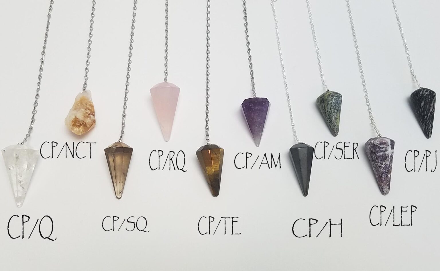 Crystal Pendulums
