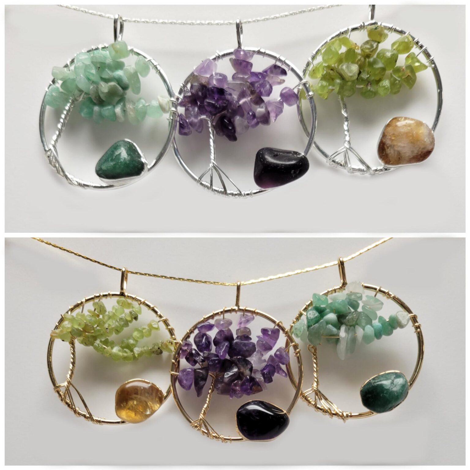 Plated Tree of Life Pendant