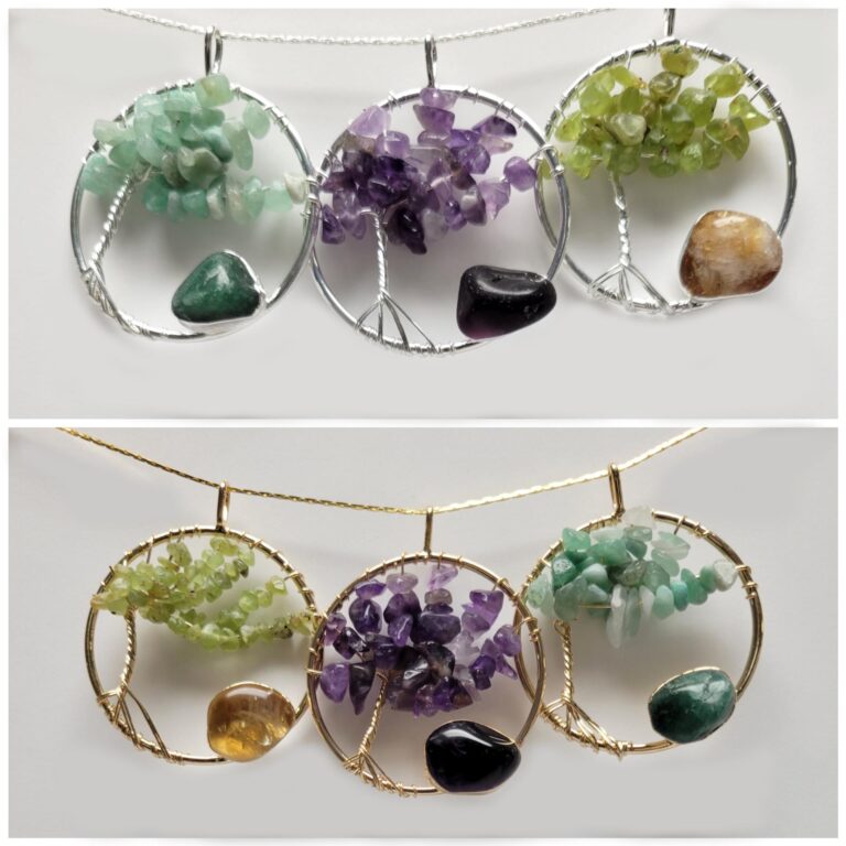 Plated Tree of Life Pendant