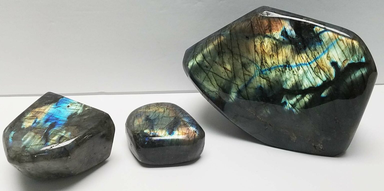 Labradorite w/ Cut Base Fully Polished