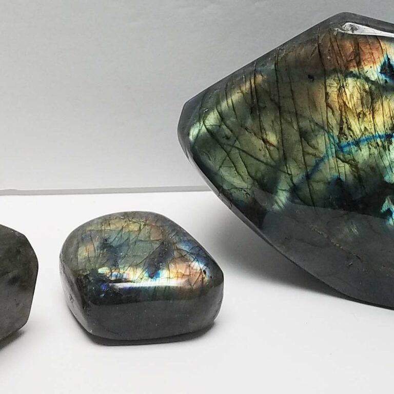 Labradorite w/ Cut Base Fully Polished