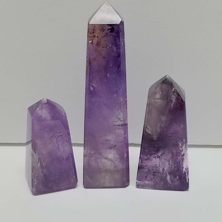 Polished Amethyst Obelisk