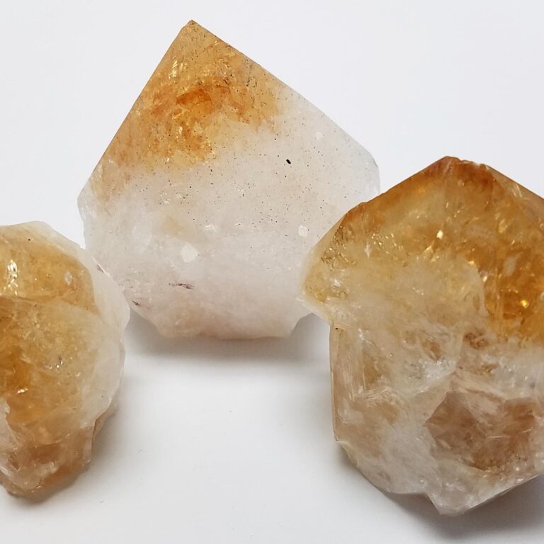 Citrine Crystal Points w/ Natural Sides