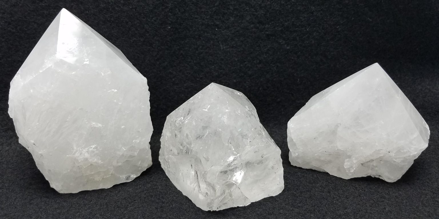Quartz Crystal Points w/Natural Sides