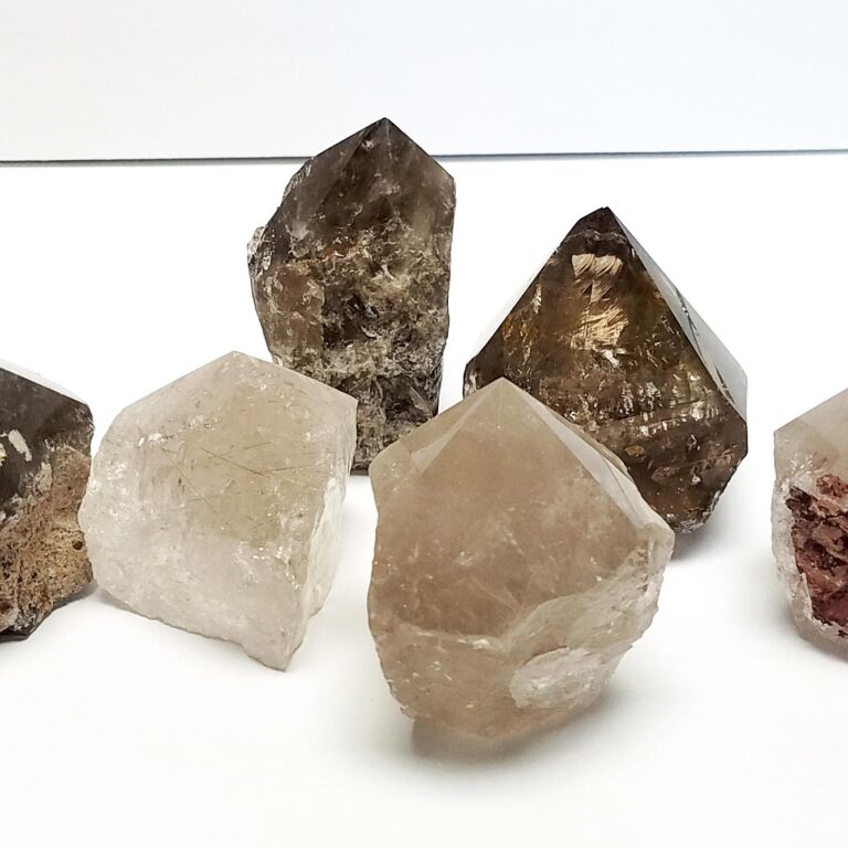 Smoky Quartz Point with Natural Sides