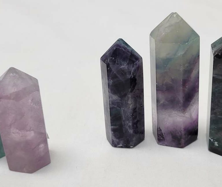 Rainbow Fluorite Polished Point