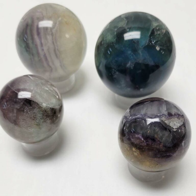 Rainbow Fluorite Sphere