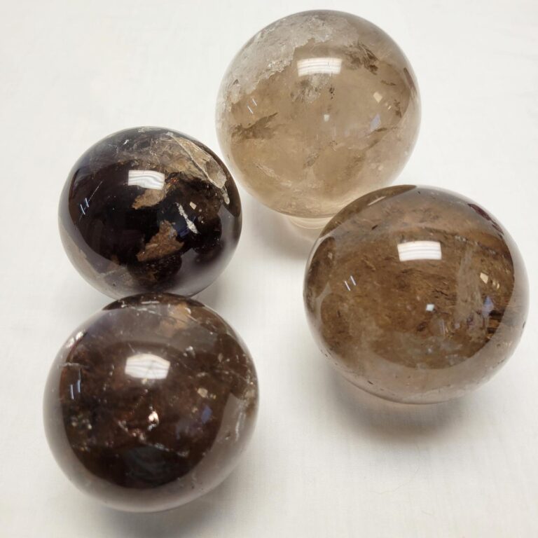 Polished Smoky Quartz Sphere, A-Grade