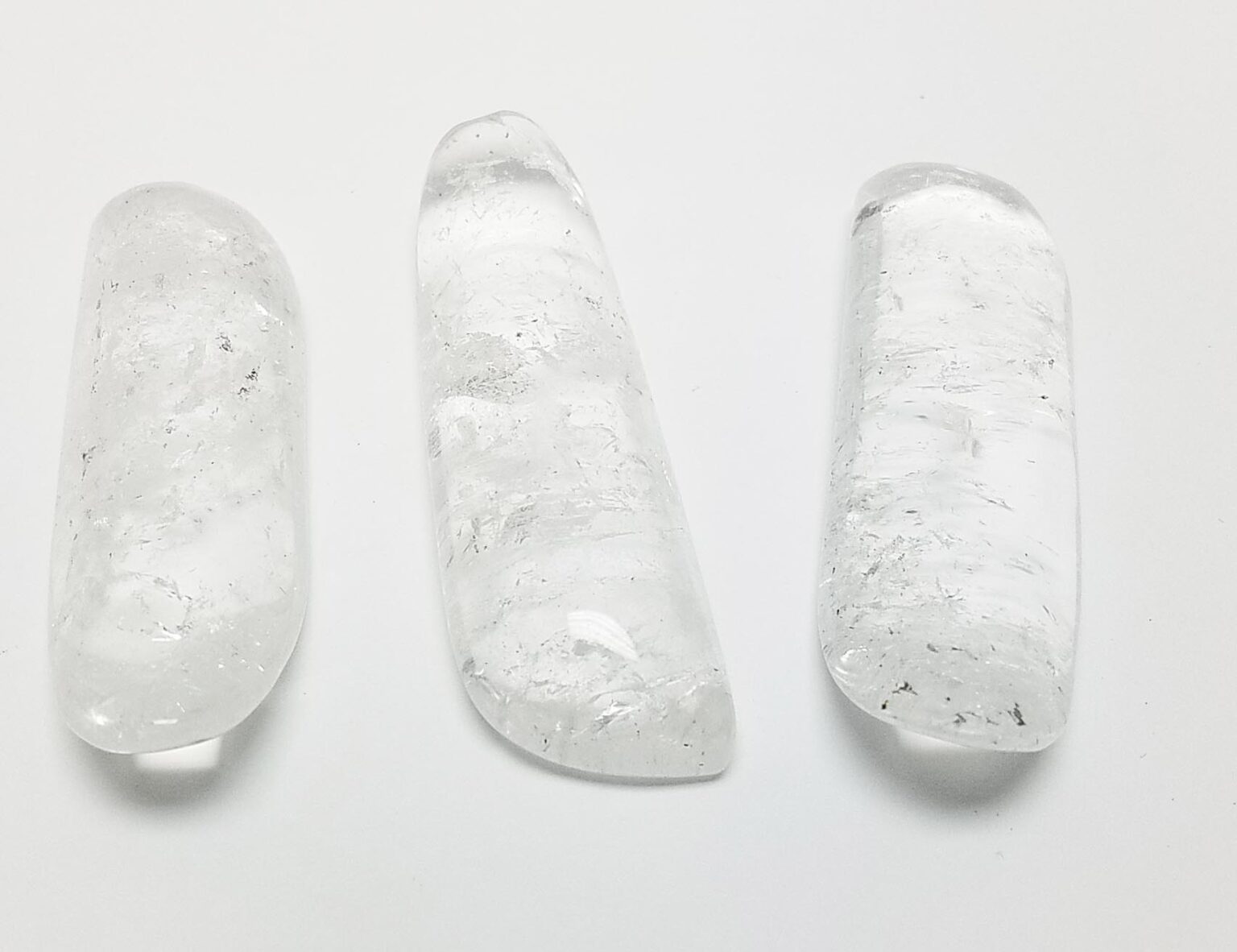 Clear Quartz Curved Massage Wands