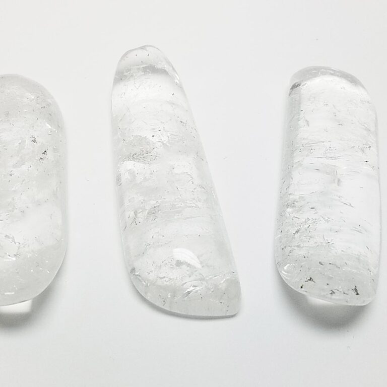 Clear Quartz Curved Massage Wands