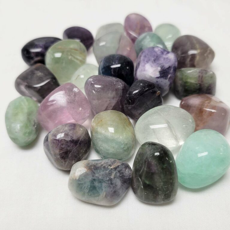 Rainbow Fluorite Tumbled Stone