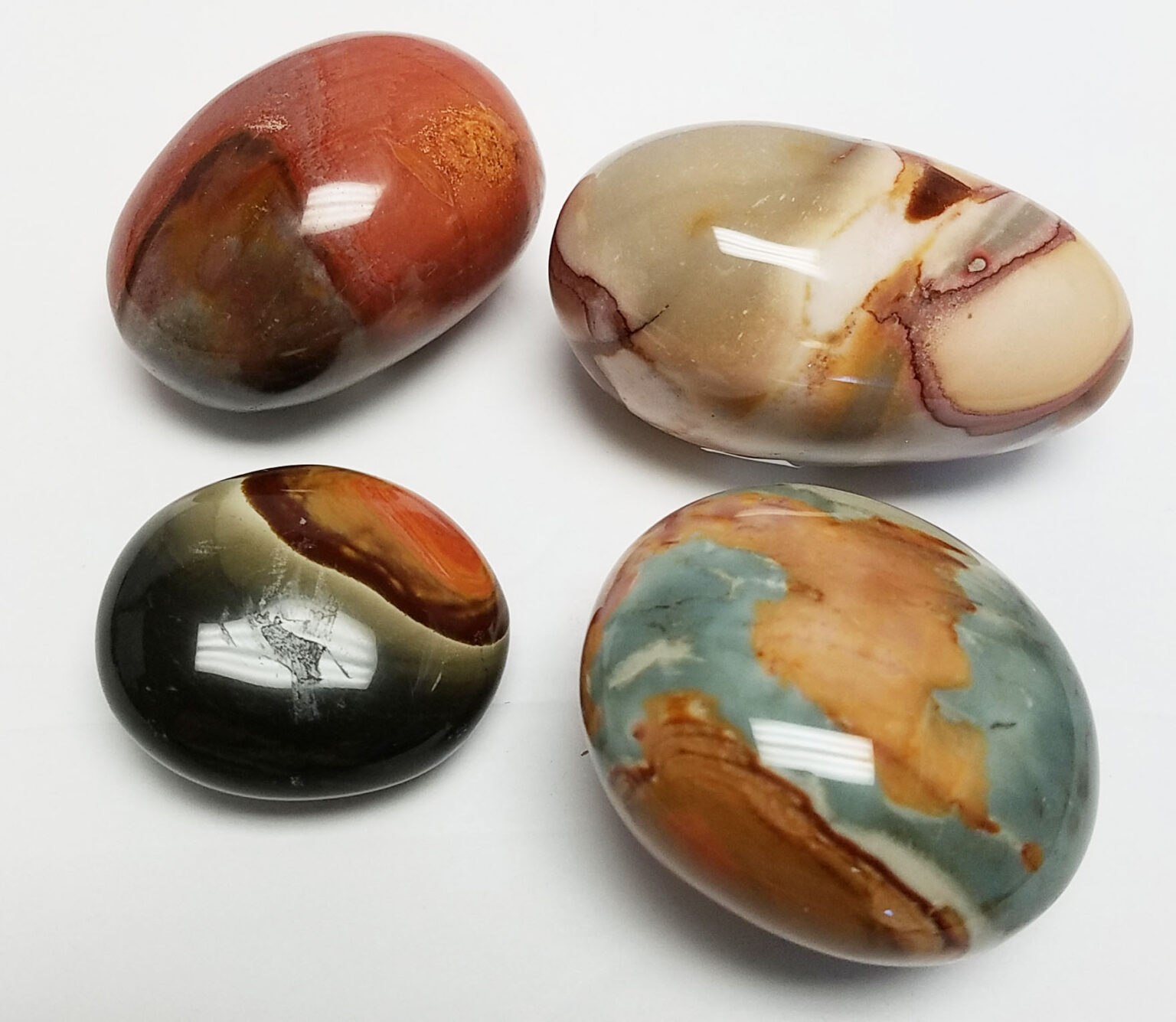 Polished Polychromatic Jasper Pebbles