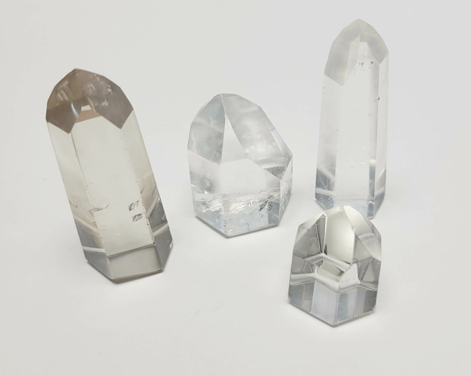 Polished Mineral Quartz Point, A Grade