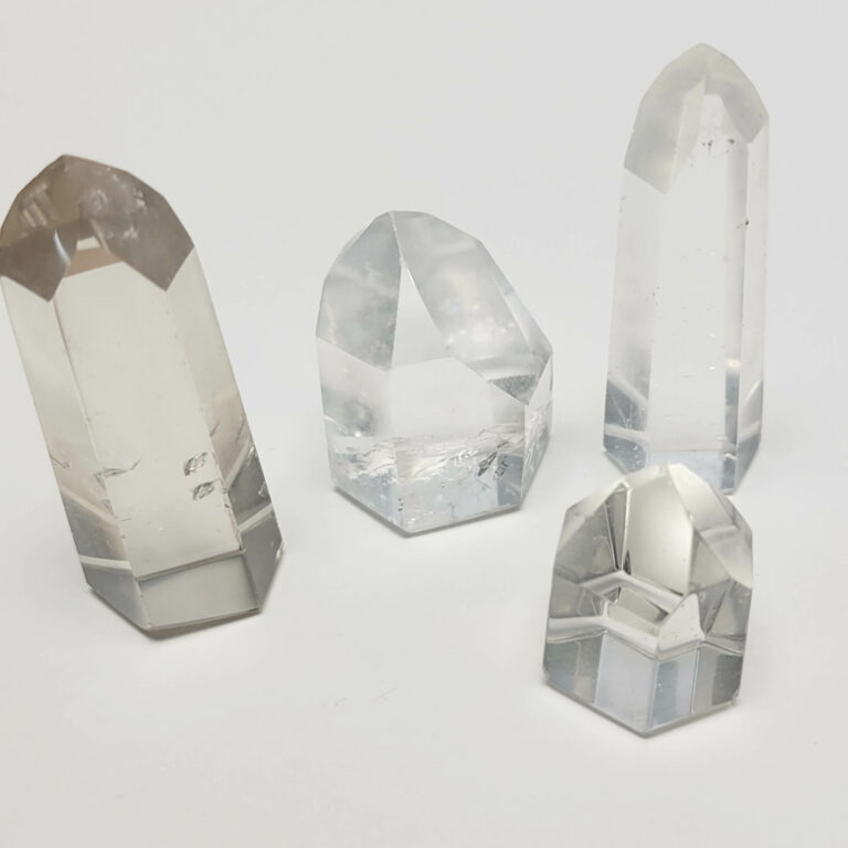 Polished Mineral Quartz Point, A Grade