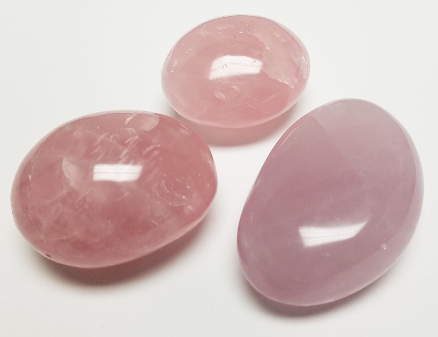Polished Rose Quartz Pebbles
