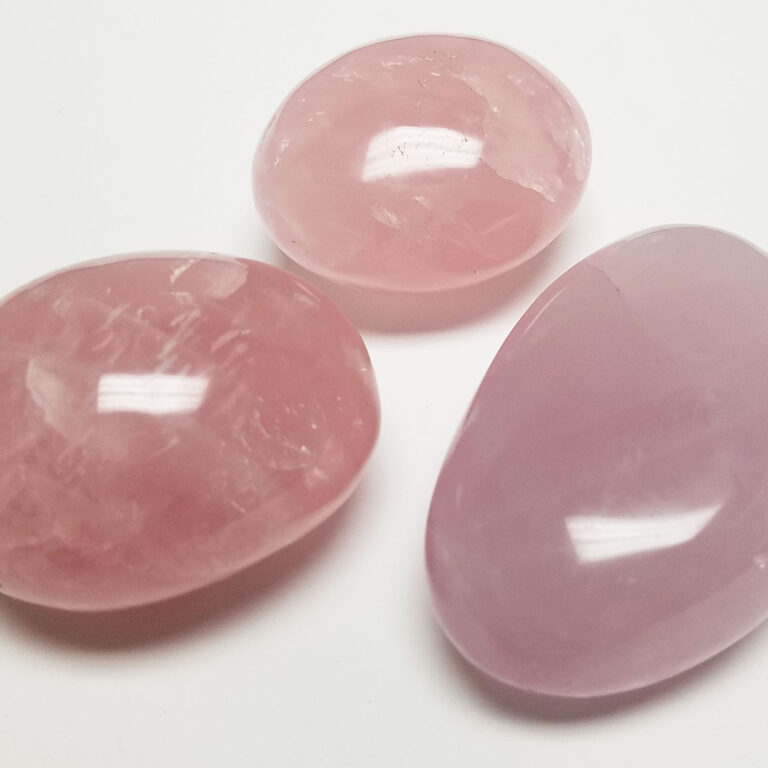 Polished Rose Quartz Pebbles