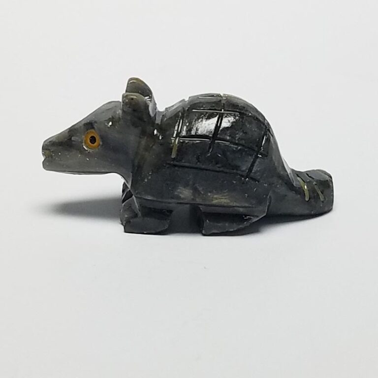 Carved Soapstone Armadillo (10 pcs. per pkg.)