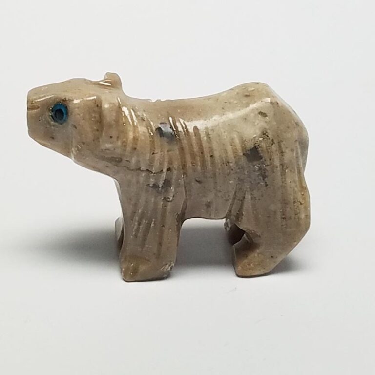 Carved Soapstone Bear (10 pcs. per pkg.)