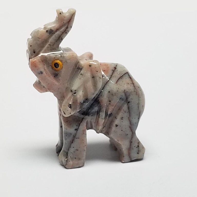 Carved Soapstone Elephant (10 pcs. per pkg.)