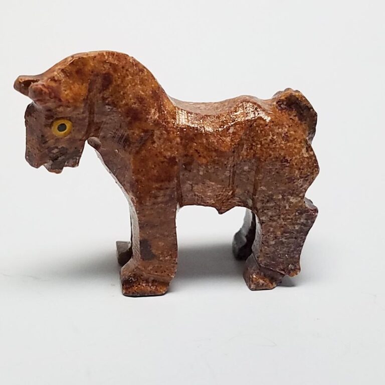Carved Soapstone Horse (10 pcs. per pkg.)