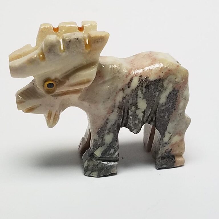Carved Soapstone Moose (10 pcs. per pkg.)
