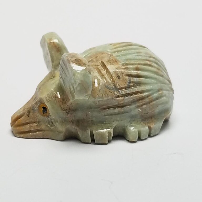 Carved Soapstone Mouse (10 pcs. per pkg.)