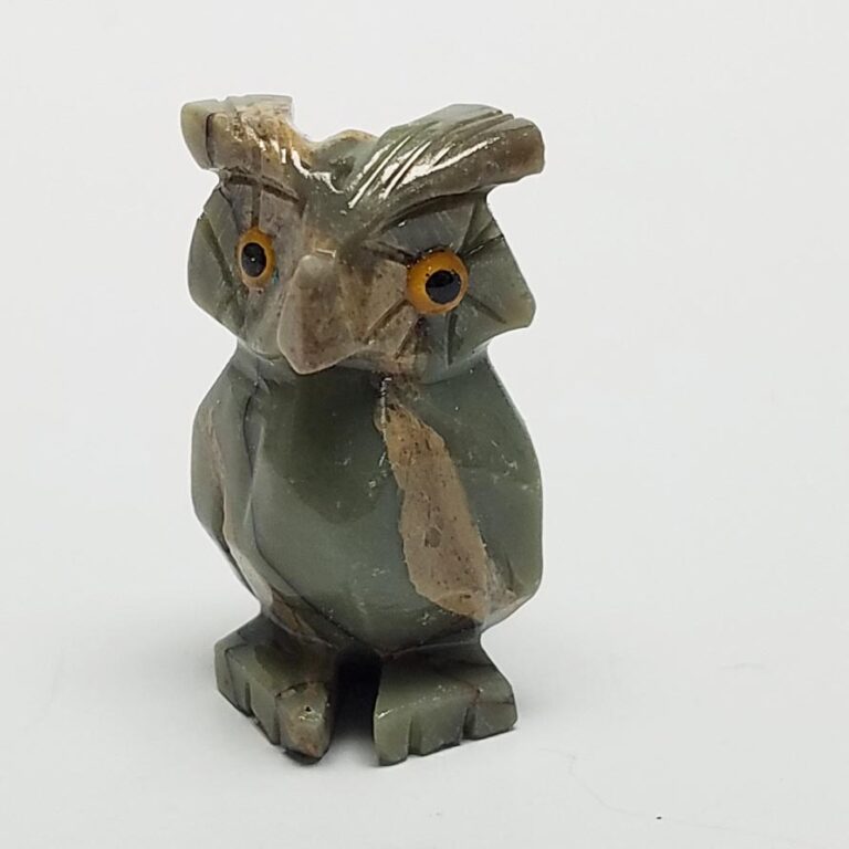 Carved Soapstone Owl (10 pcs. per pkg.)