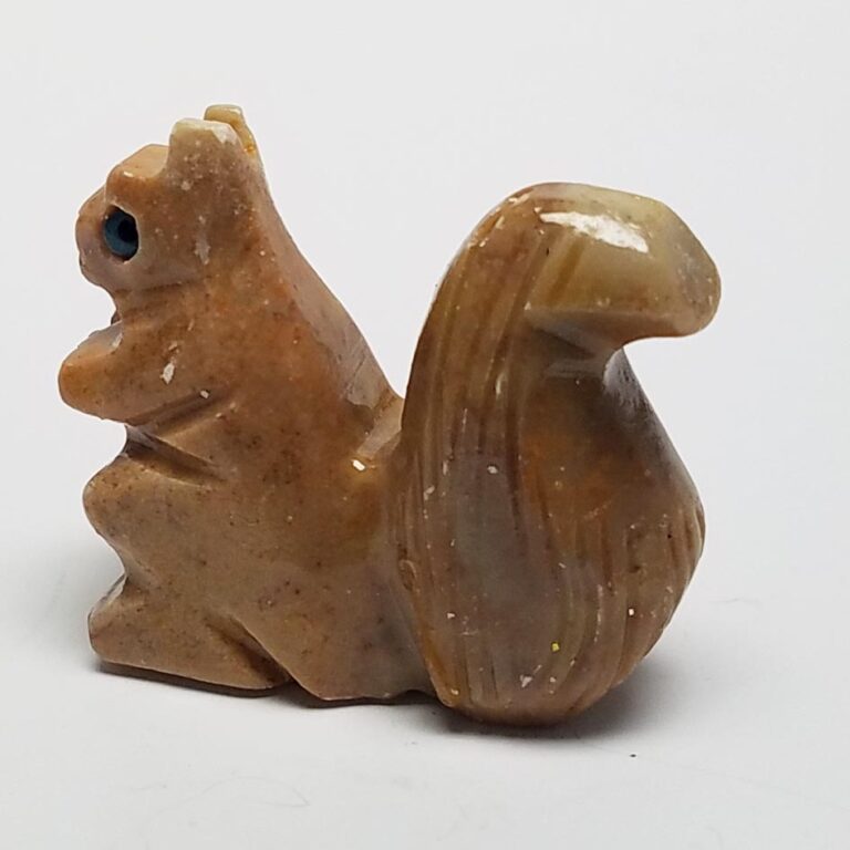 Carved Soapstone Squirrel (10 pcs. per pkg.)