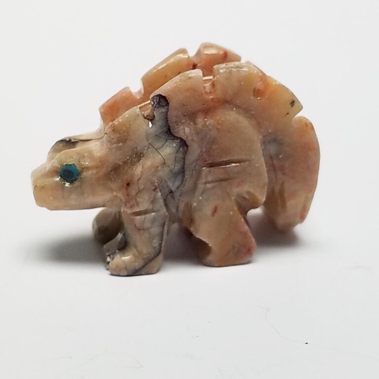 Carved Soapstone Stegosaurus (10 pcs. per pkg.)