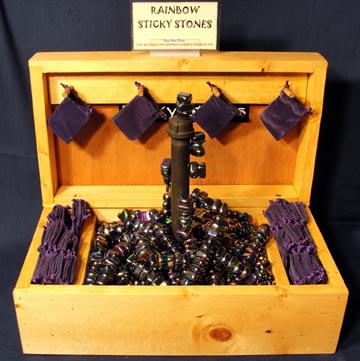 Large Rainbow Sticky Stone Display Package