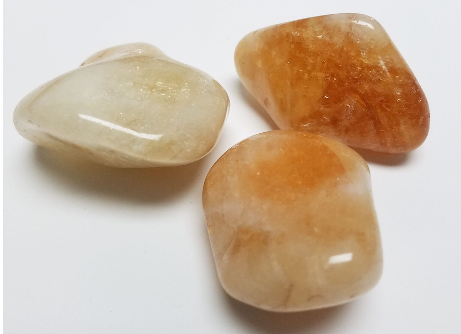Polished Citrine Pebbles