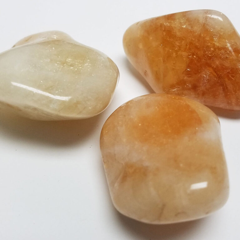 Polished Citrine Pebbles