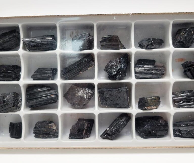 Rough Black Tourmaline Box