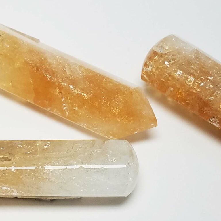 Citrine Straight Massage Wand